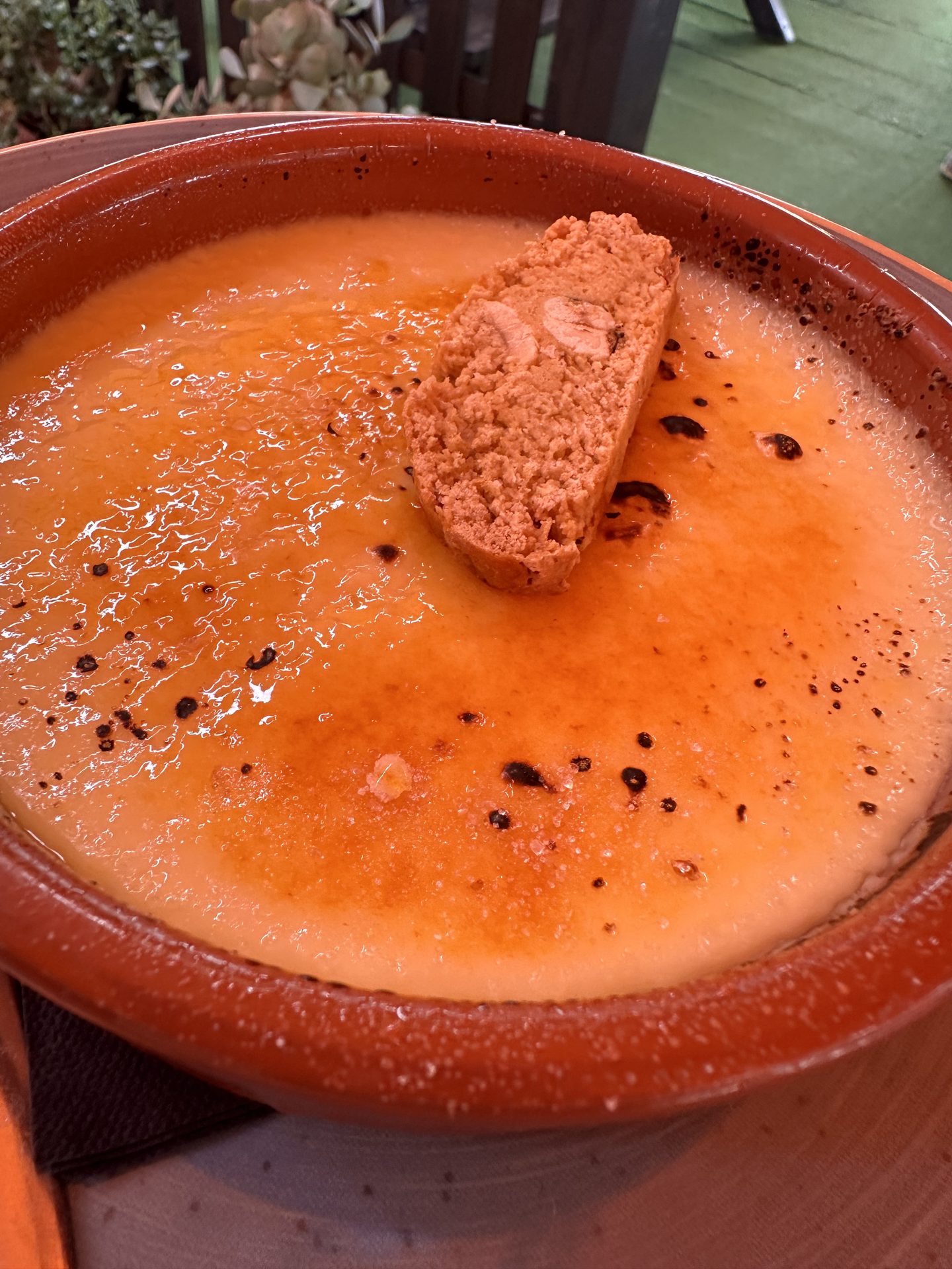 Crema catalana amb carquinyoli